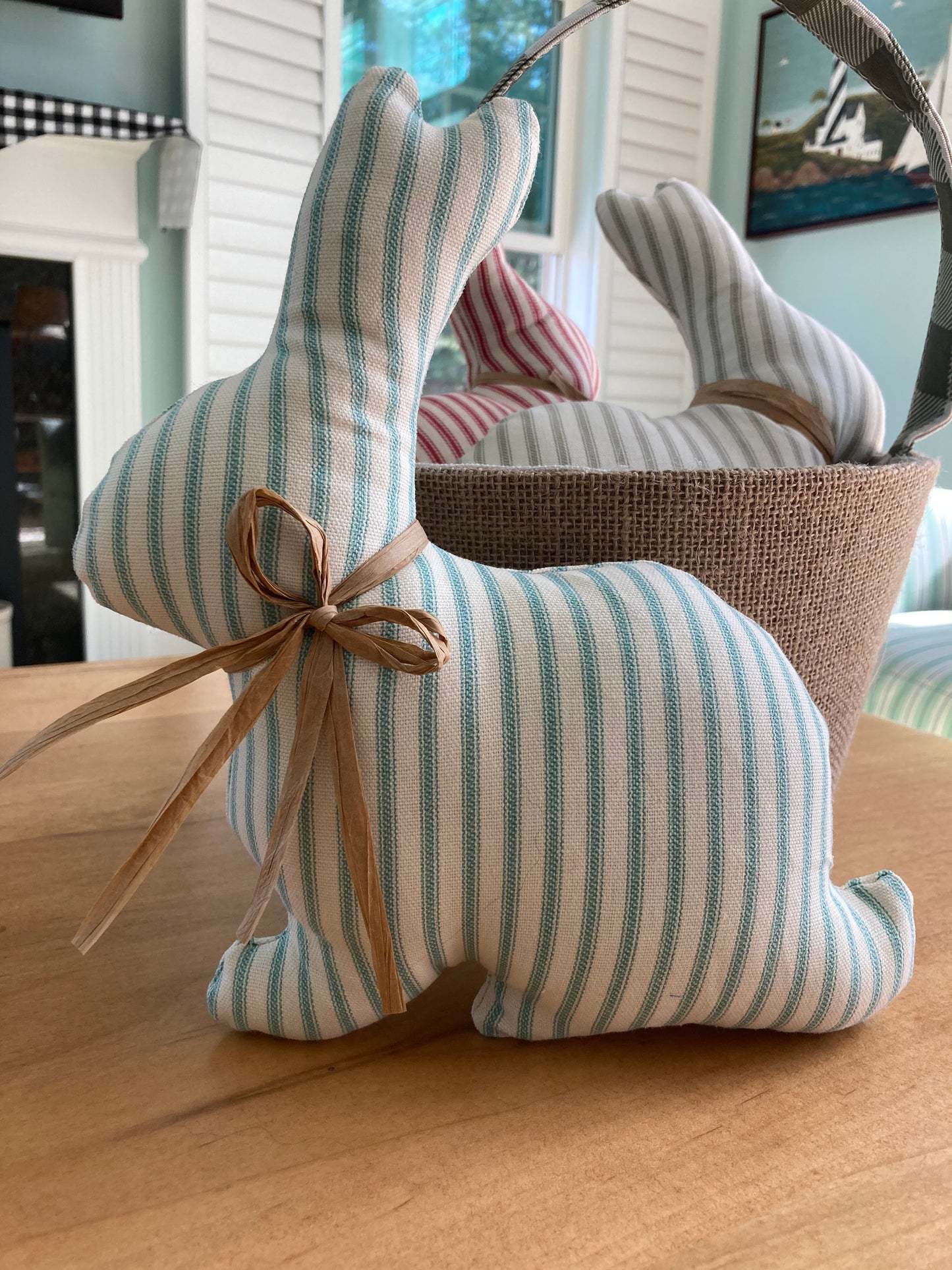 Farmhouse Ticking Bunnies