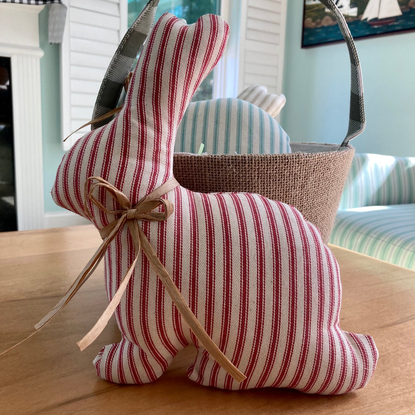 Farmhouse Ticking Bunnies