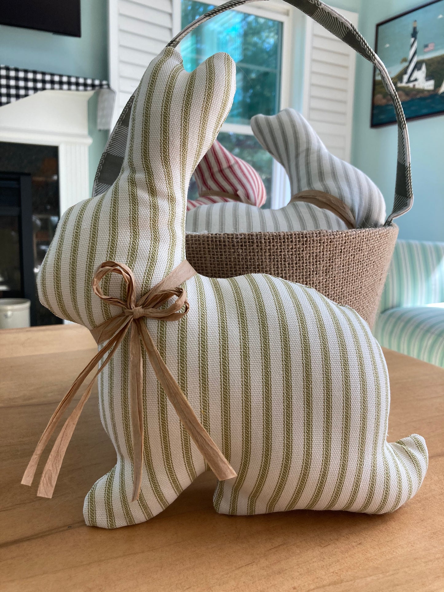 Farmhouse Ticking Bunnies