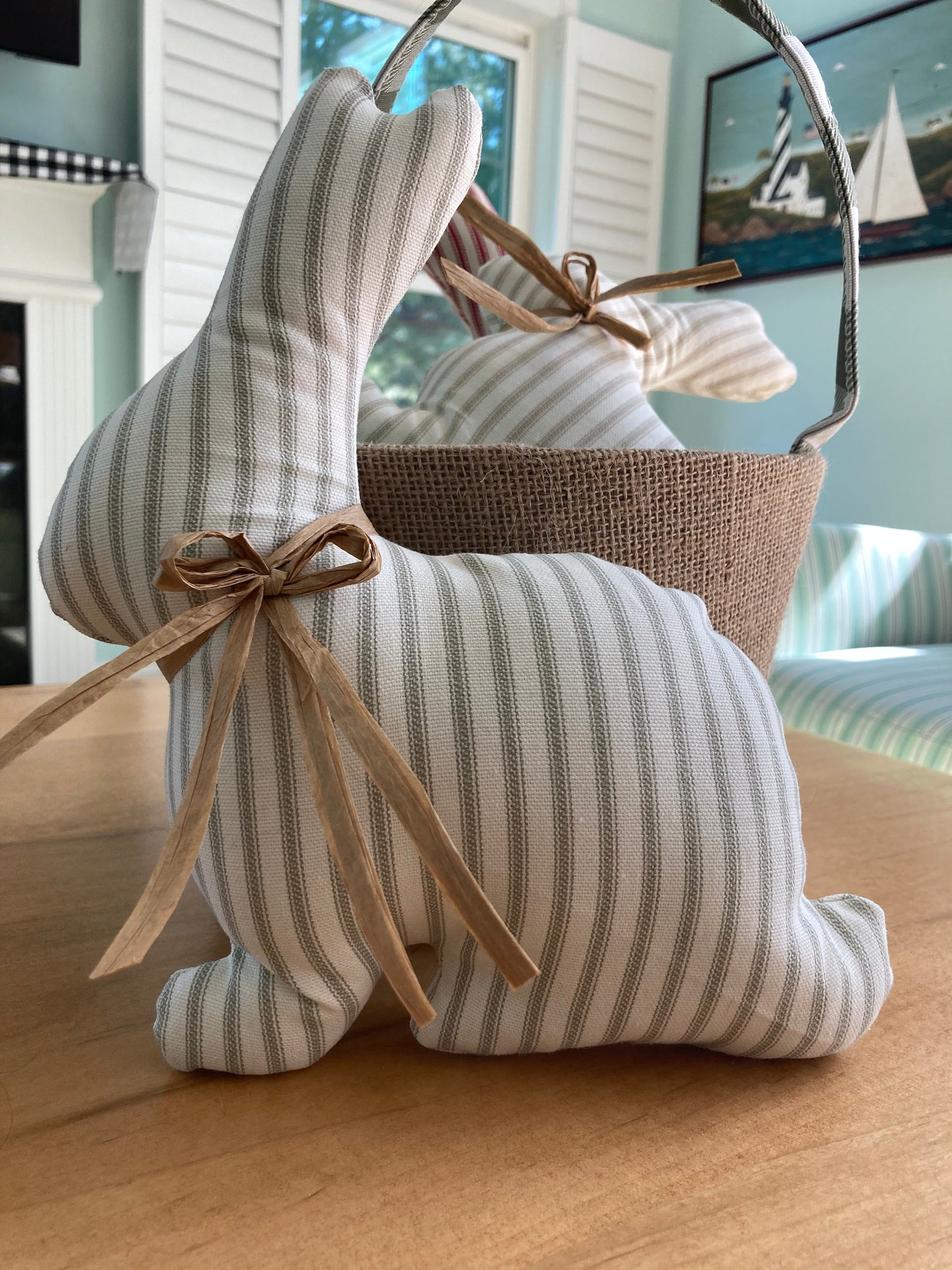 Farmhouse Ticking Bunnies