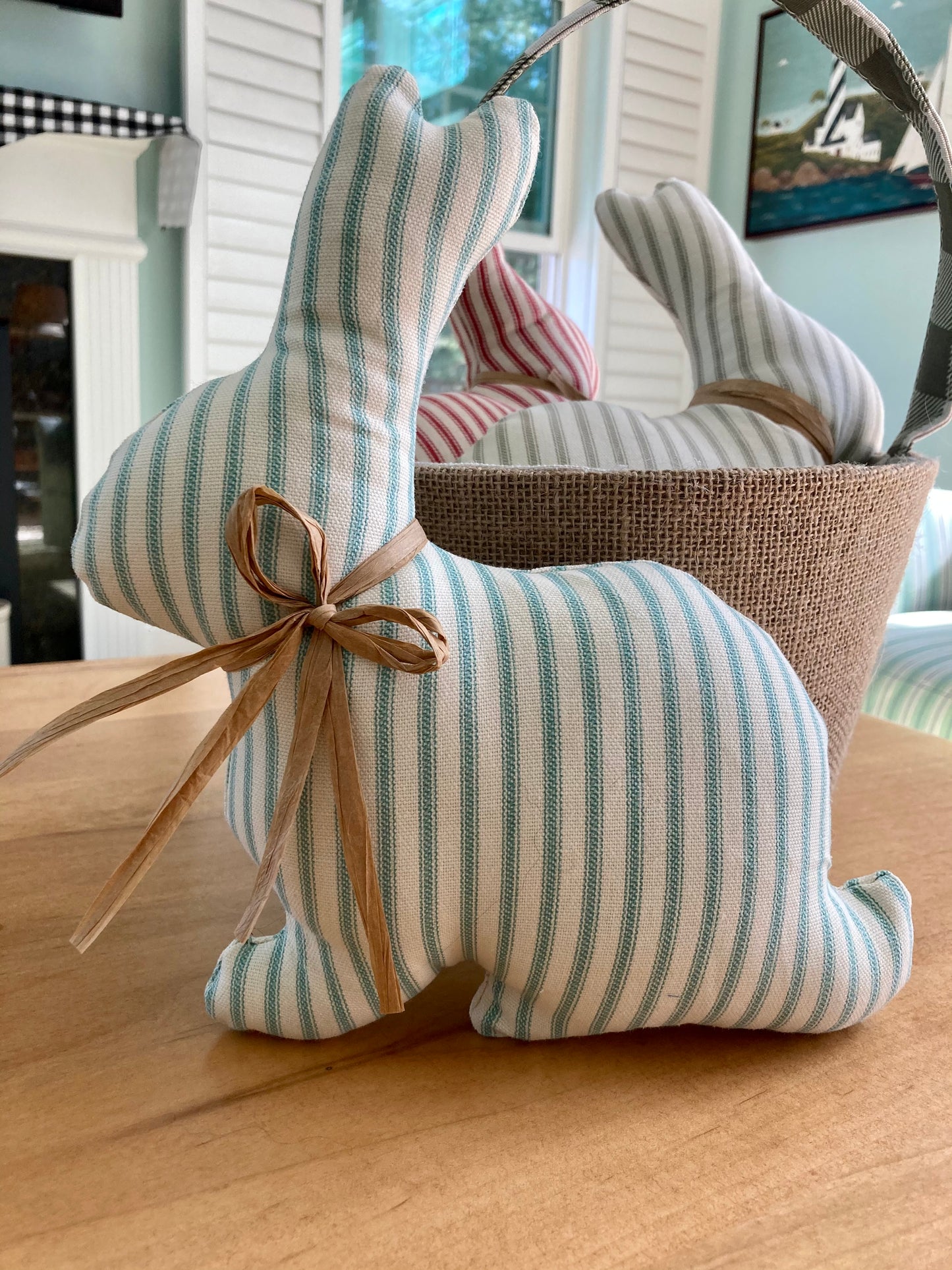 Farmhouse Ticking Bunnies