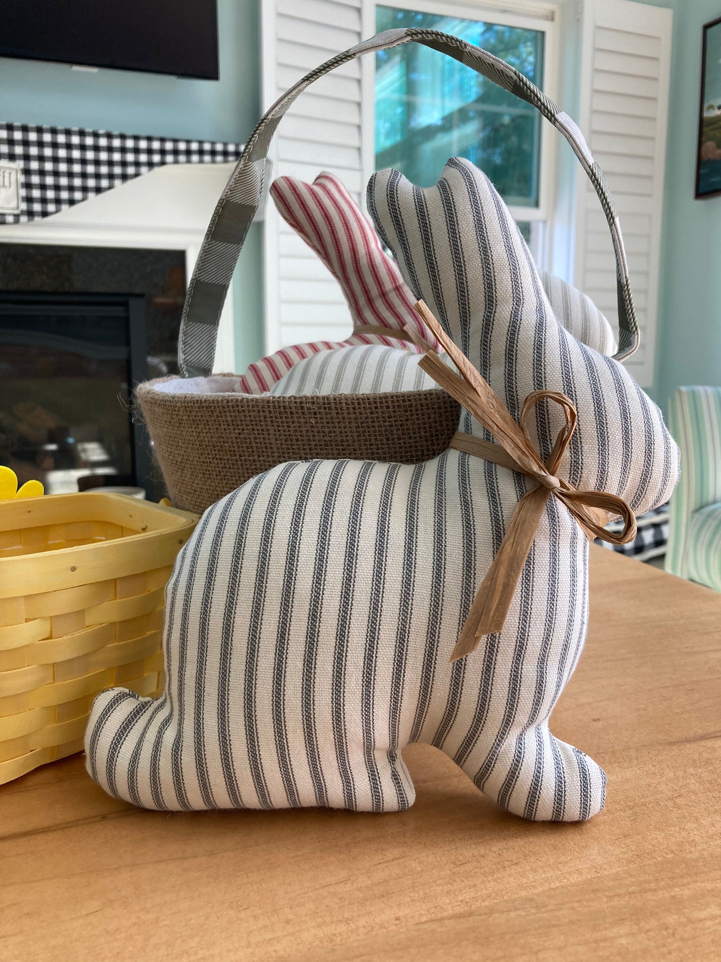 Farmhouse Ticking Bunnies