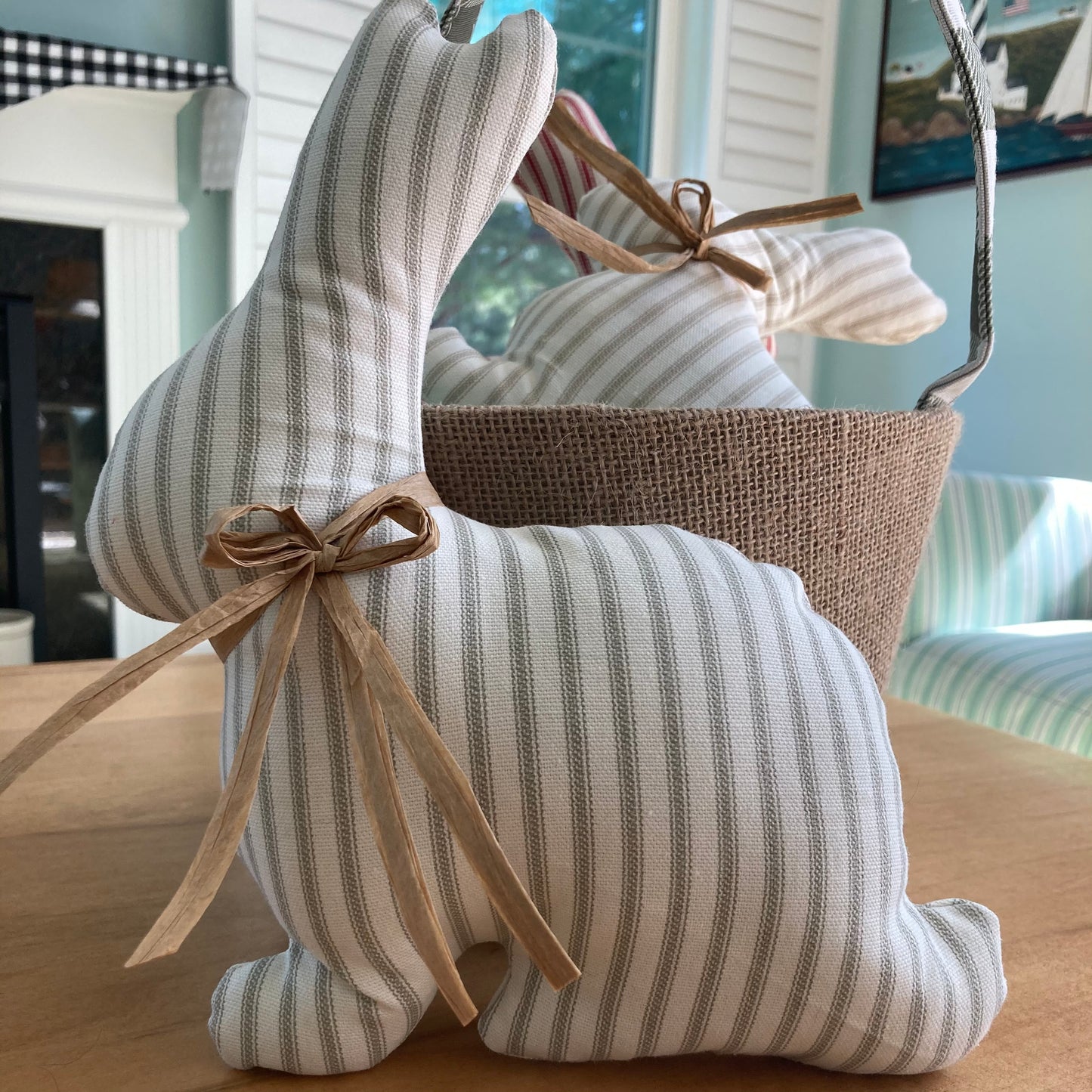 Farmhouse Ticking Bunnies