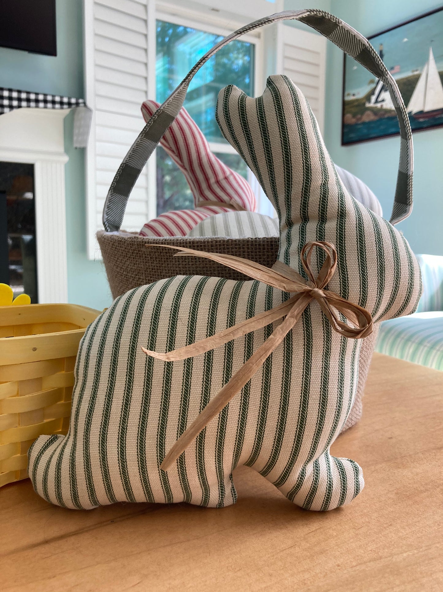 Farmhouse Ticking Bunnies
