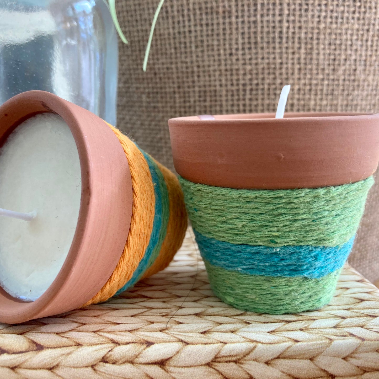 Boho Votive Candles