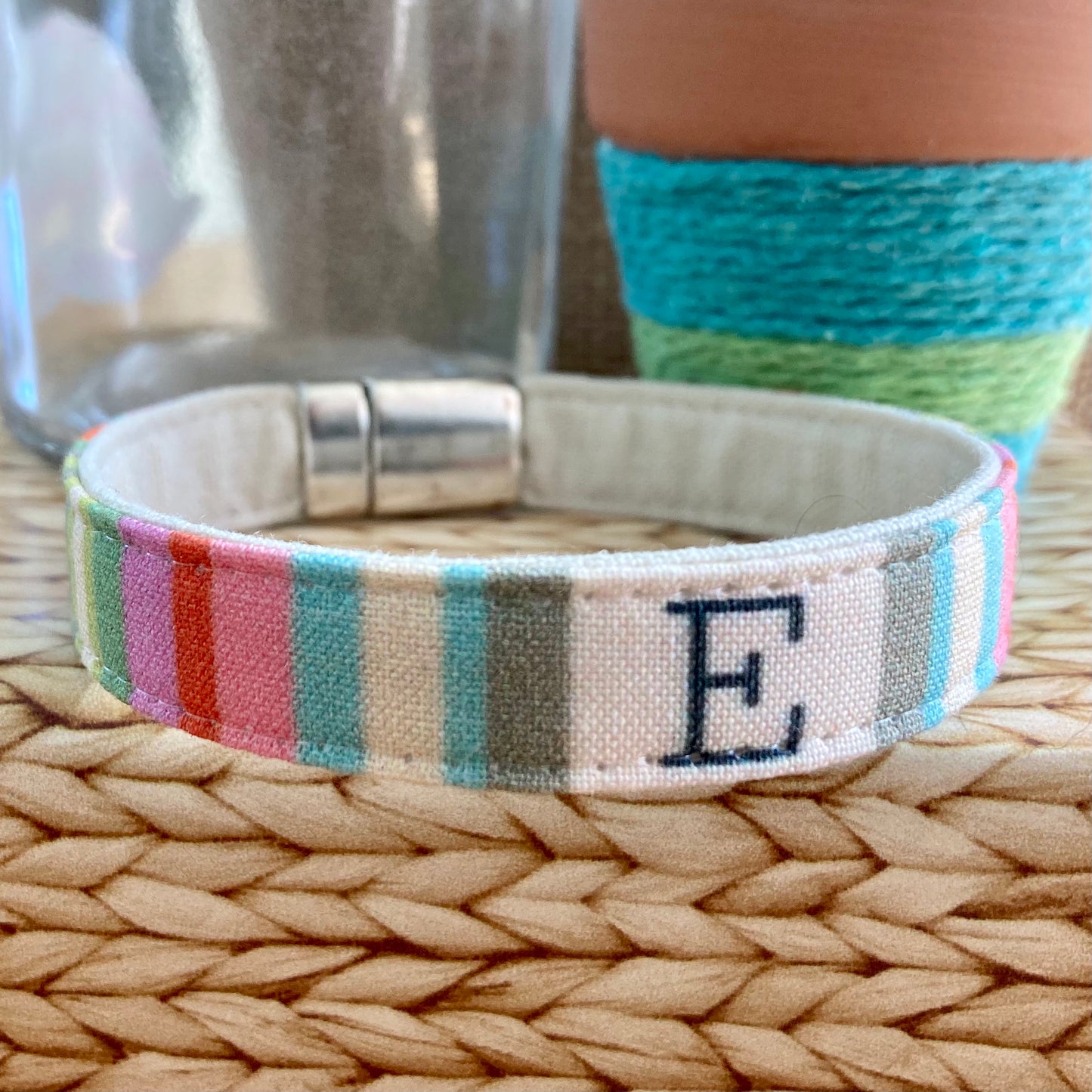 Colorful Personalized Initial Bracelets