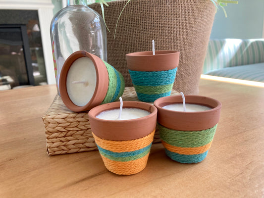 Boho Votive Candles